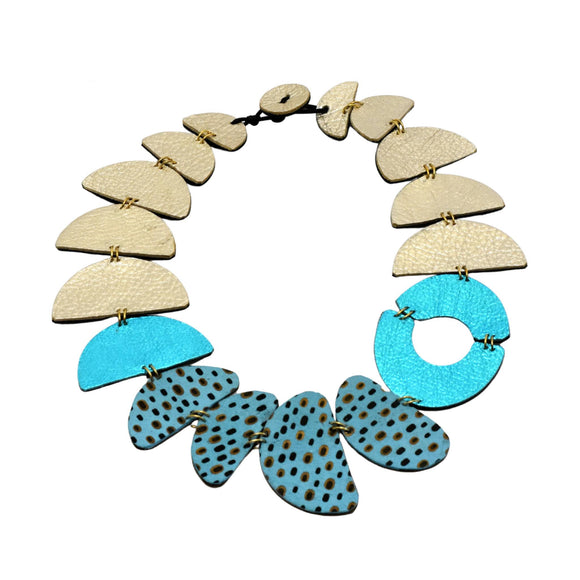 Waves Necklace in Turquoise